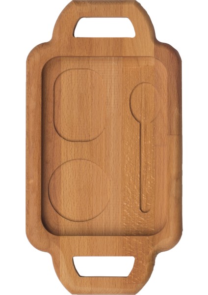 Doğal Ahşap Içecek Sunum Tabağı