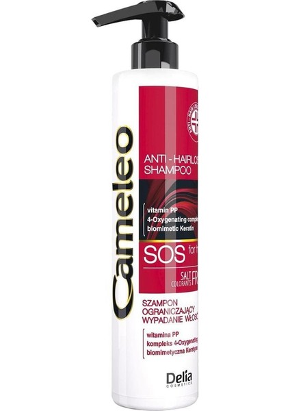 Cameleo Sos Saç Tuzsuz Keratin Şampuan 250 ml