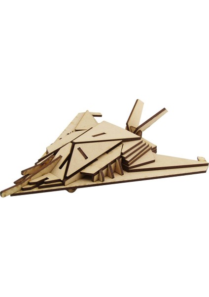 Ahşap F-22 Stealth Jet Maketi 40 Parça