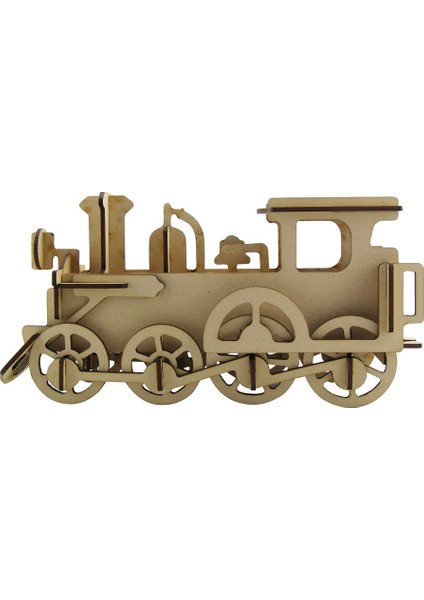 Ahşap Tren Maketi 33 Parça