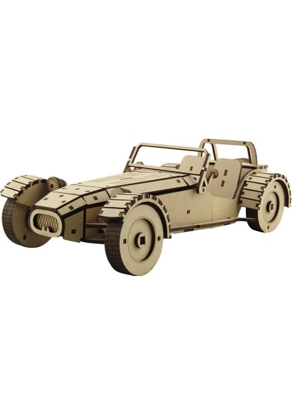 Ahşap Lotus 7 Araba Maketi 179 Parça