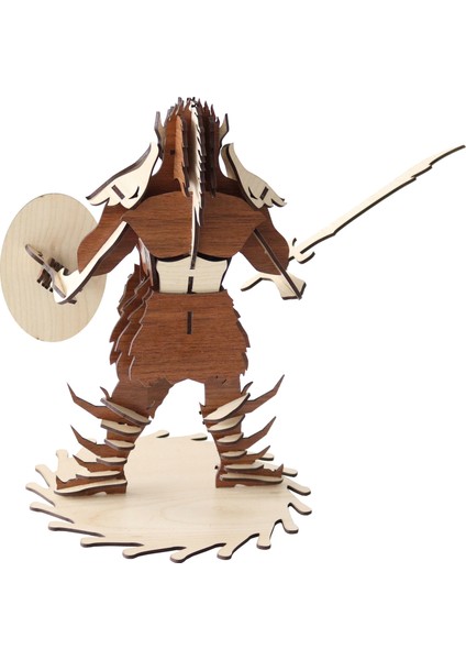 Ahşap Goblin Orc Maketi 55 Parça