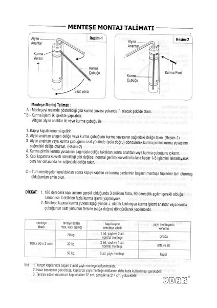 Tek Yönlü Yaylı Menteşe Saten modelleri