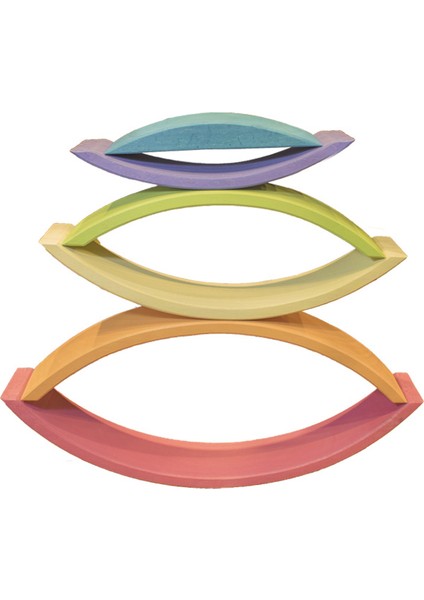 waldorf 6'lı Pastel Gökkuşağı Köprü fırsatları