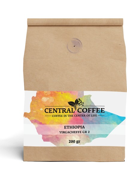 Ethiopia Yirgacheffe 200 gr Çekirdek