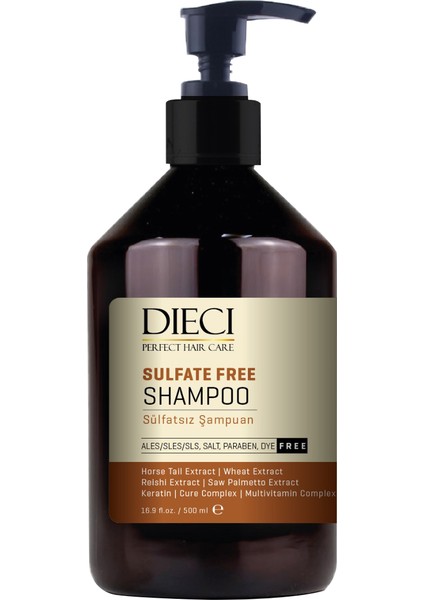 Sülfatsız Şampuan 500 ml