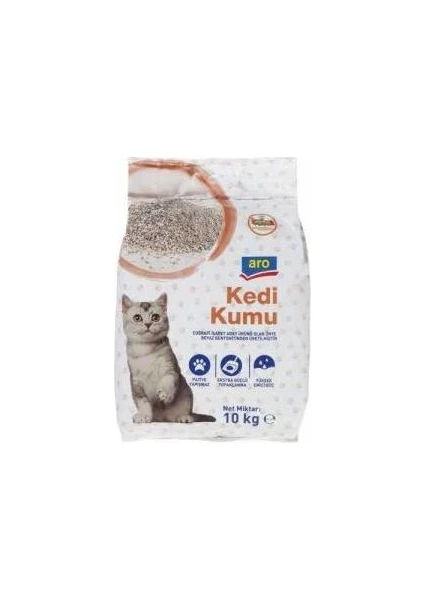 Bentonit Kedi Kumu Sade 10 kg