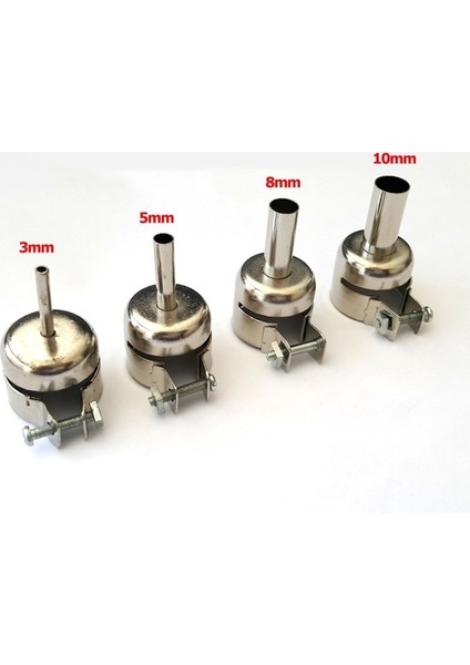 952 Üflemeli Havya Nozul Set 3 - 5 - 8 - 10 mm 4'lü fiyatları