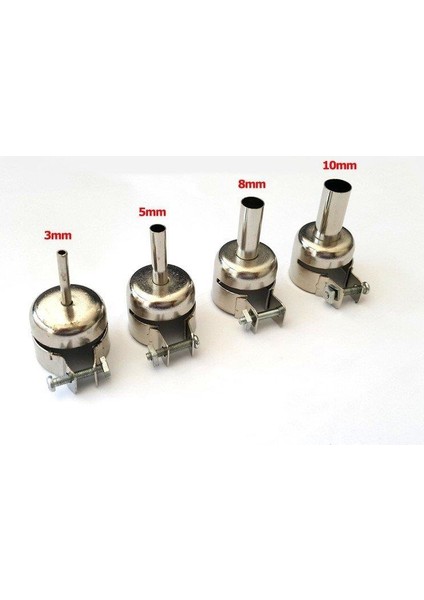 952C Üflemeli Havya Nozul Set 3 - 5 - 8 - 10 mm 4'lü fiyatları