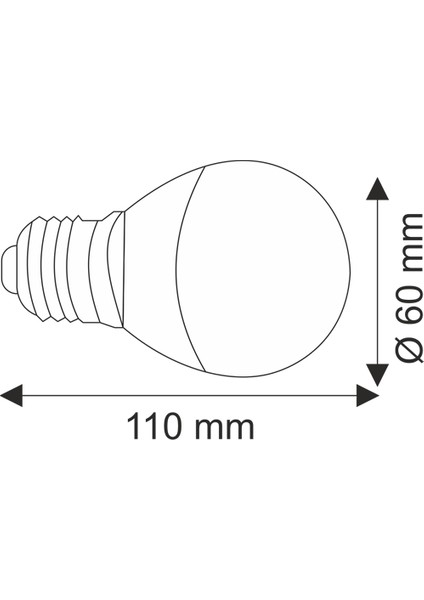 Opto  LED Ampül Beyaz Işık 9 W