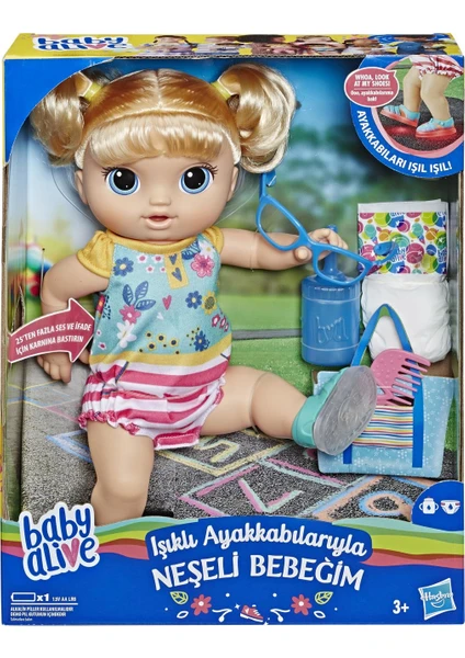 Baby Alive Işıklı Ayakkabılarıyla Neşeli Bebeğim