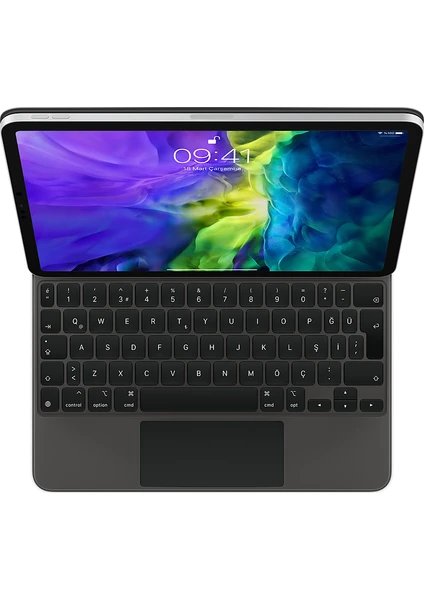 11 inç iPad Pro (3. nesil) ve iPad Air (4. nesil) için Magic Keyboard Türkçe Q Klavye Siyah MXQT2TQ/A