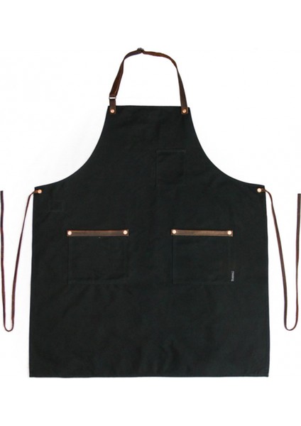 Askılı Şef Barista Aşçı Kuaför Tattoo Mutfak Chef Garson Önlüğü Füme