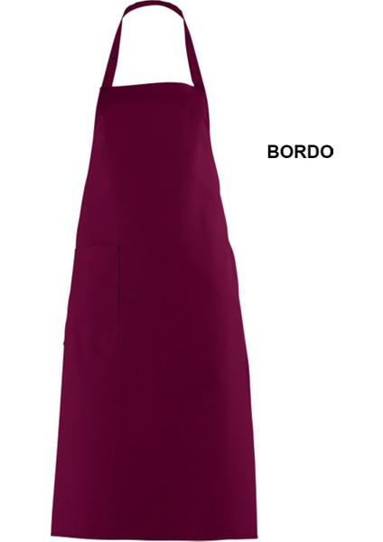 Askılı Şef Barista Aşçı Kuaför Tattoo Mutfak Chef Garson Önlüğü Bordo fiyatları