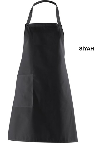 Askılı Şef Barista Aşçı Kuaför Tattoo Mutfak Chef Garson Önlüğü Siyah fiyatları