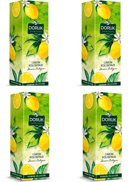 Doruk Limon Kolonyası 200 ml x 4 Adet