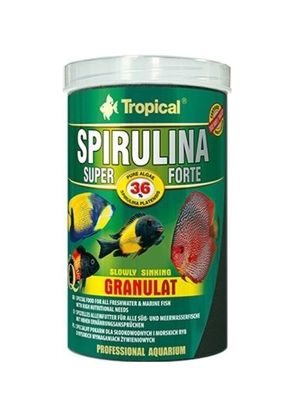 Spirulina Super Forte Granulat 100 ml - 60 gr