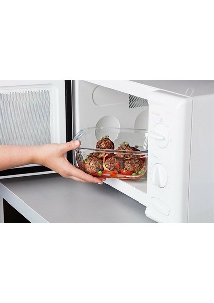285PG00/7146 Kare Kapaklı Saklama Kabı 0,8 lt