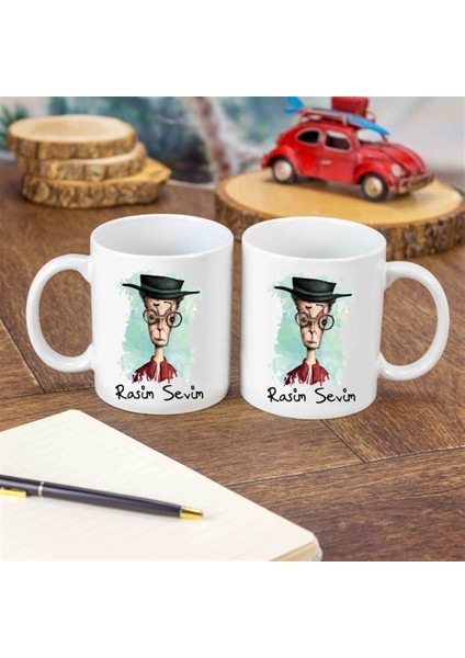 İsme Özel Bisiklet Gözlük Temalı Kupa Bardak fiyatları