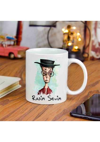 İsme Özel Bisiklet Gözlük Temalı Kupa Bardak modelleri