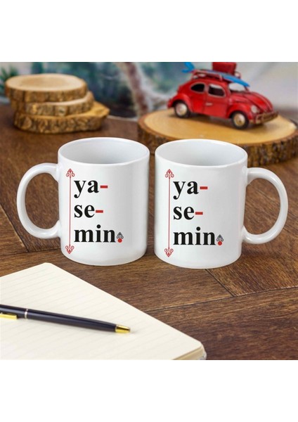 İsme Özel Tasarımlı Kupa Bardak - Isim Hece modelleri