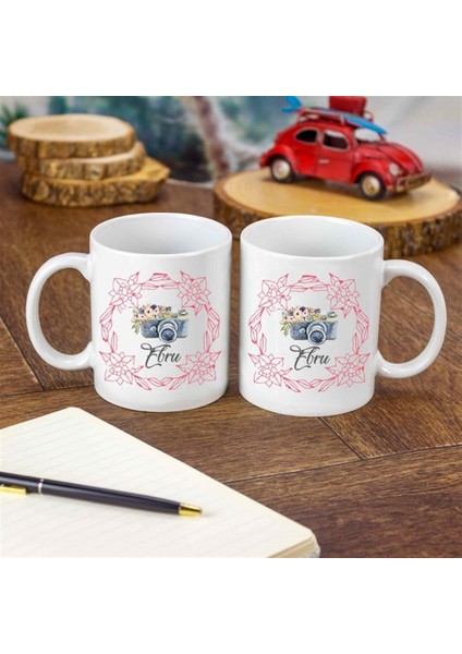 İsme Özel Tasarımlı Kupa Bardak - Fotoğrafçı modelleri