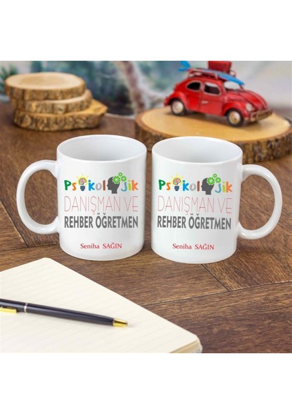İsme Özel Psikolojik Danışman Temalı Kupa Bardak modelleri