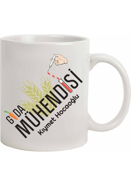 İsme Özel Gıda Mühendisi Temalı Kupa Bardak