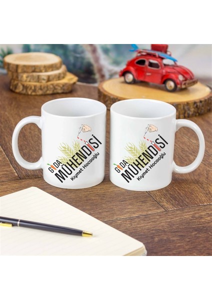 İsme Özel Gıda Mühendisi Temalı Kupa Bardak modelleri