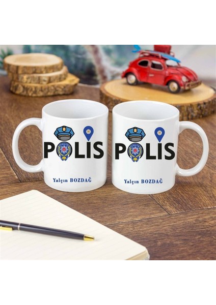 İsme Özel Polis Temalı Kupa Bardak M2 modelleri