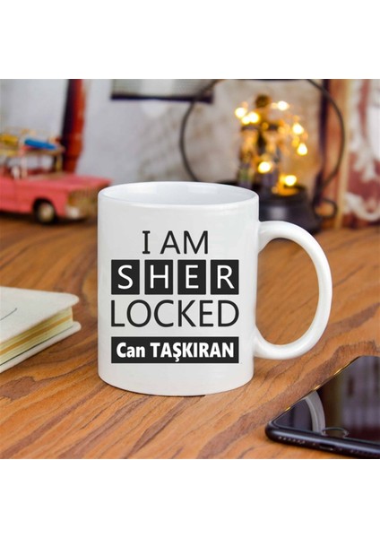 İsme Özel Tasarımlı Kupa Bardak - Sherlock fiyatları