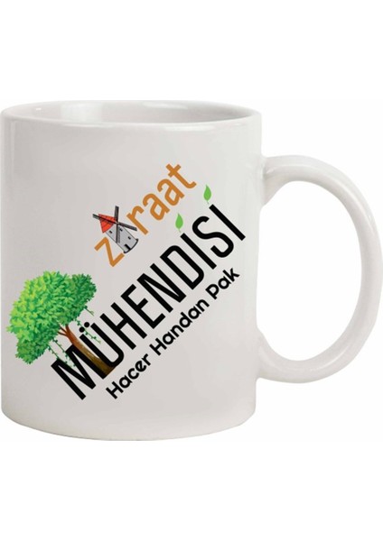 İsme Özel Ziraat Mühendisi Temalı Kupa Bardak