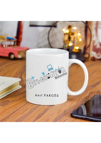 İsme Özel Bilgisayar Mühendisi Temalı Kupa Bardak M3 fiyatları