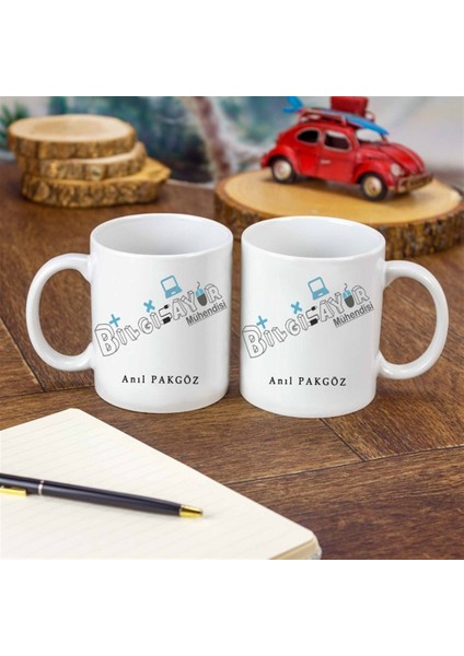 İsme Özel Bilgisayar Mühendisi Temalı Kupa Bardak M3 modelleri