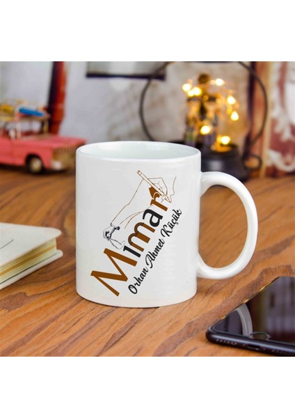 İsme Özel Mimar Temalı Kupa Bardak modelleri