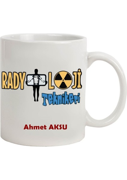 İsme Özel Radyoloji Teknikeri Temalı Kupa Bardak