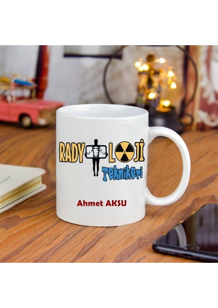 İsme Özel Radyoloji Teknikeri Temalı Kupa Bardak fiyatları
