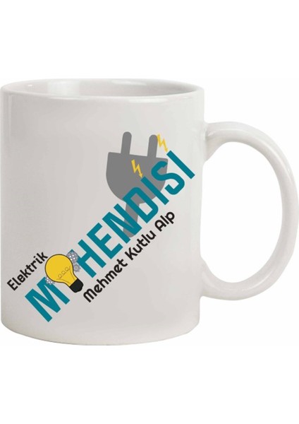 İsme Özel Elektrik Mühendisi Temalı Kupa Bardak
