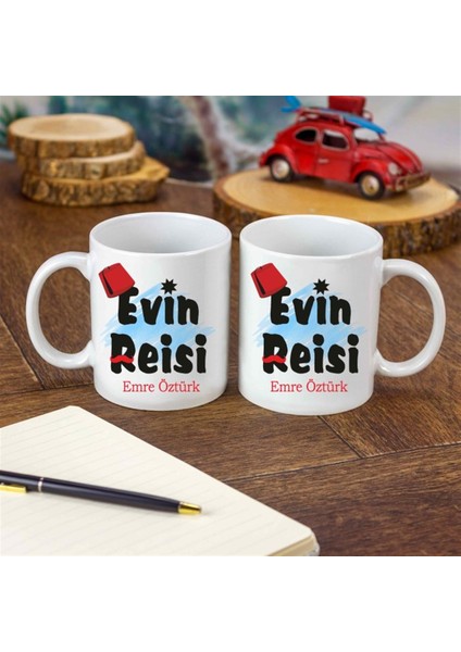 İsme Özel Evin Reisi Temalı Kupa Bardak modelleri