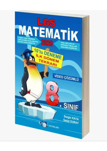 İdol Yayınları Lgs Matematik 10'Lu Deneme İlk Dönem Tekrarı