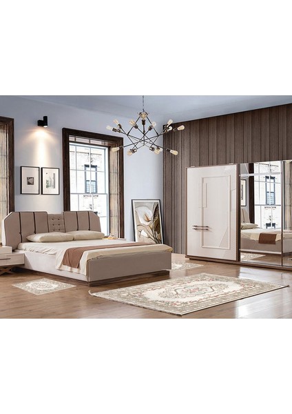 Alanur Almira Yatak Odası Halısı 3'lü Set 80 x 150 cm + 2 Adet 60 x 100 cm AL310C043