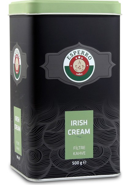 Filtre Kahve İrish Cream Aromalı Kahve (500 Gr), Teneke Kutu