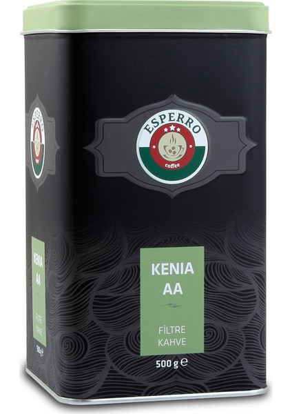 Kenia AA Filtre Kahve 500 Gr, Teneke Kutu