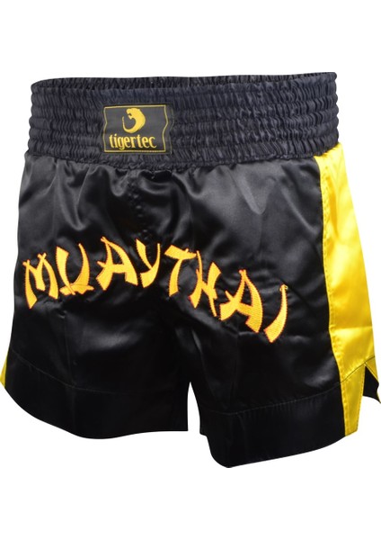 Tigertec Fight Muay Thai Şortu Siyah