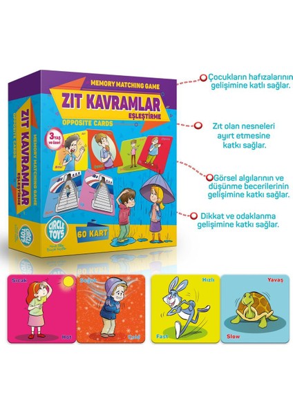 Zıt Kavramlar Eşleştirme Türkçe Ingilizce