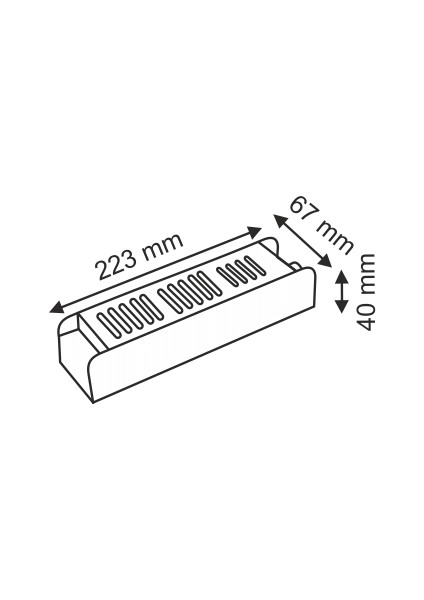 Helios Opto 24V 120W 5A Metal Kasa Adaptör