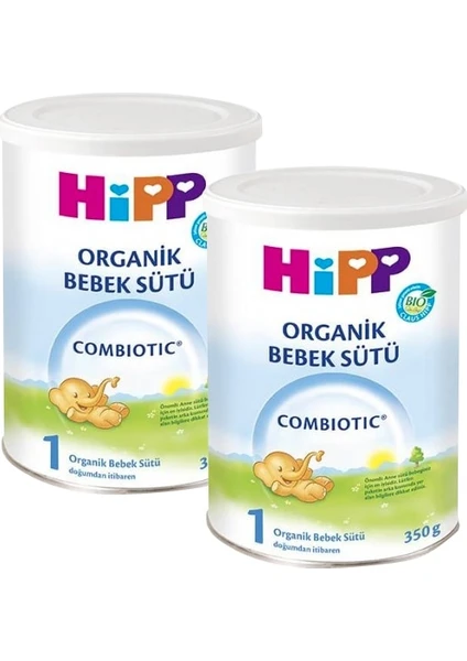 1 Organik Combiotic Bebek Sütü 350gr 2 Adet