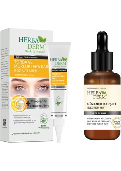 Gözaltı TorbaMorluk Kremi Serum 2 Li Avantaj Paketi