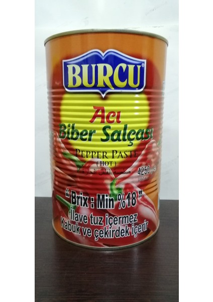 Acı Biber Salçası 4,2 kg