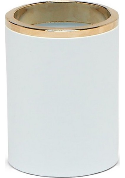 Lenox Gold Diş Fırçalığı Beyaz Altın Çerçeveli